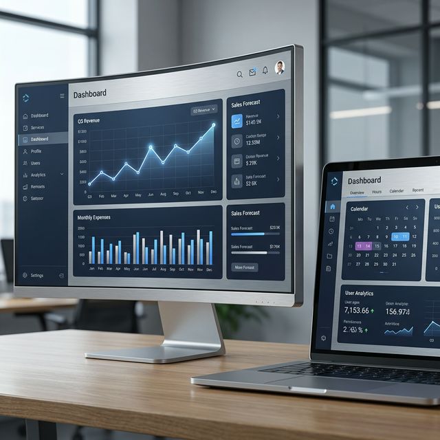 Advanced financial dashboard